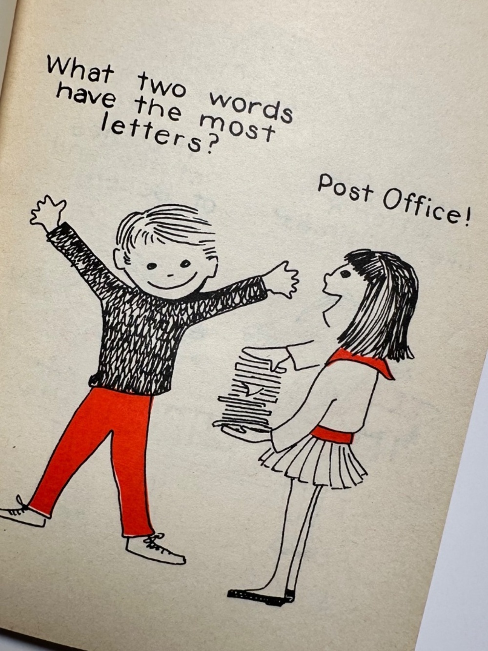 Vintage 1974 Scholastic Read-A-Riddle / Pick-A-Joke Flip Book | Kids Joke Book - Picture 10 of 13